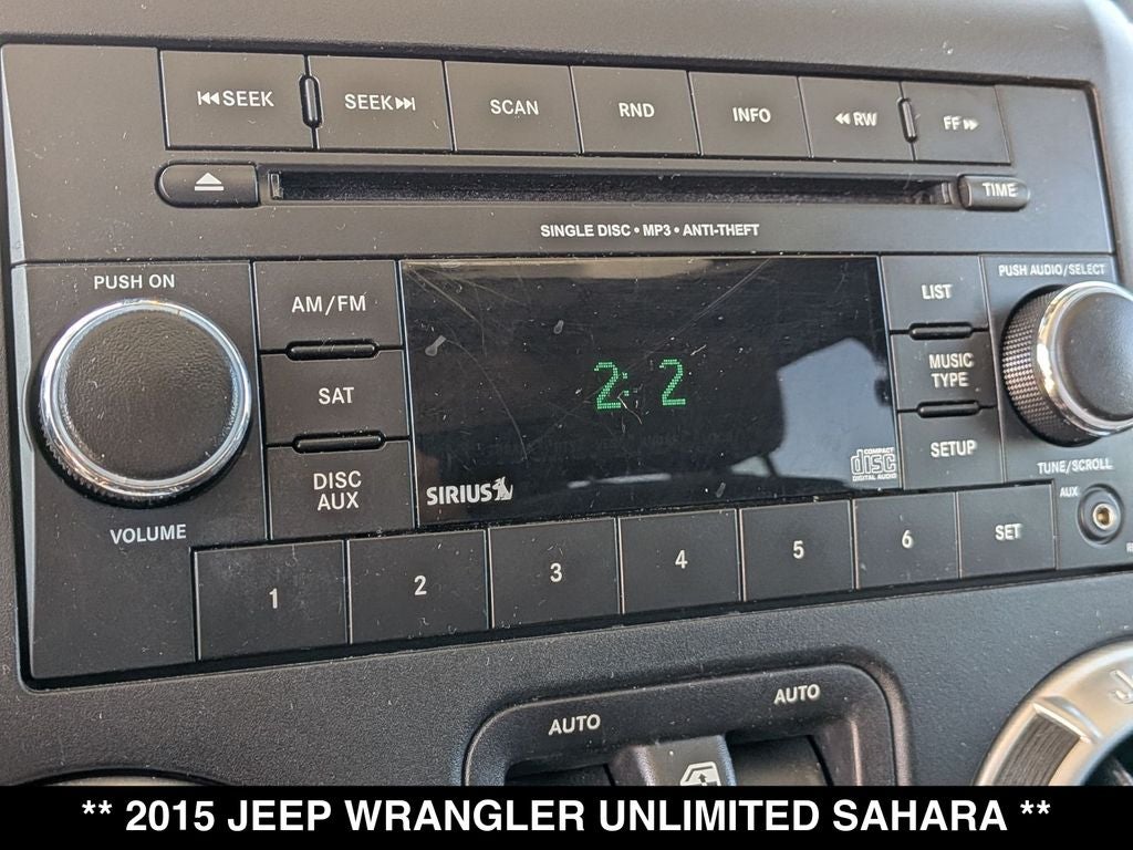 2015 Jeep Wrangler Unlimited Sahara