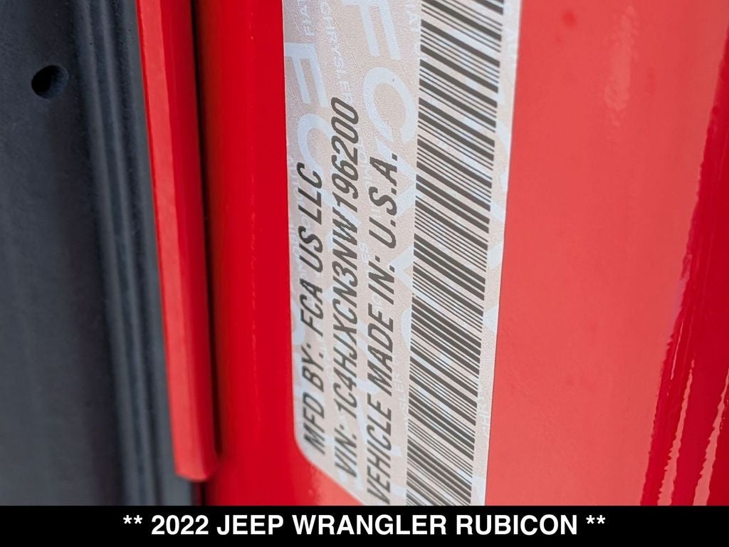 2022 Jeep Wrangler Rubicon