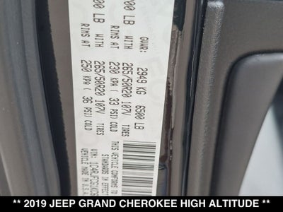 2019 Jeep Grand Cherokee Overland
