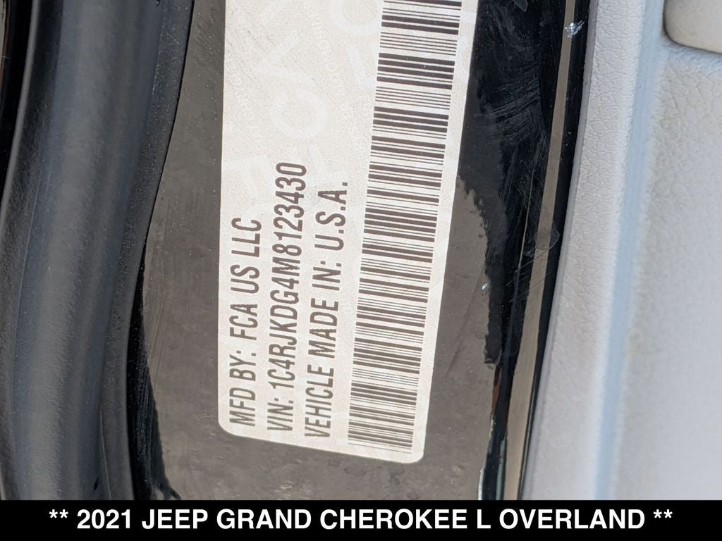 2021 Jeep Grand Cherokee L Overland