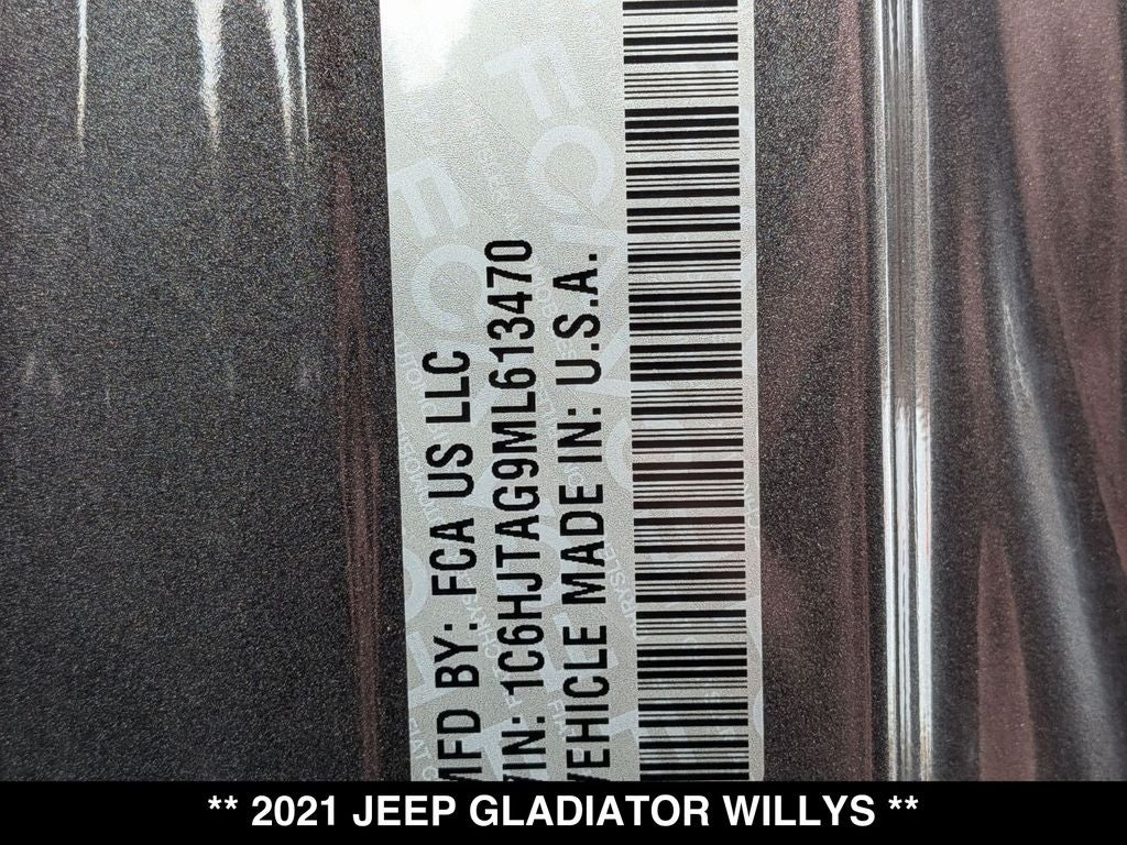 2021 Jeep Gladiator Willys