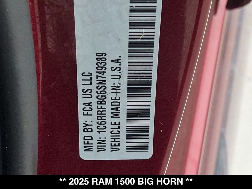 2025 RAM 1500 Big Horn/Lone Star