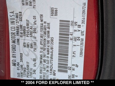 2004 Ford Explorer Limited