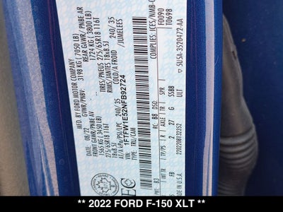 2022 Ford F-150 XLT
