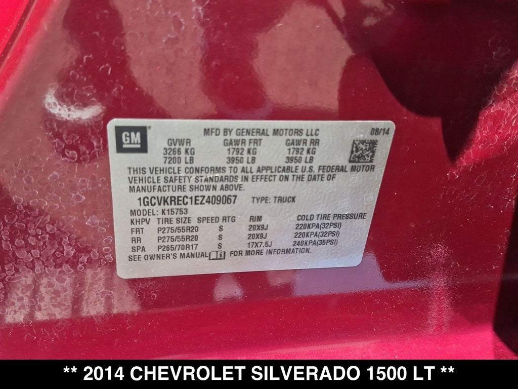 2014 Chevrolet Silverado 1500 LT LT1