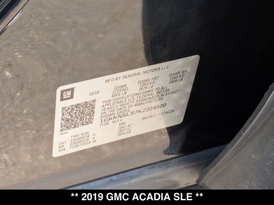2019 GMC Acadia SLE-2