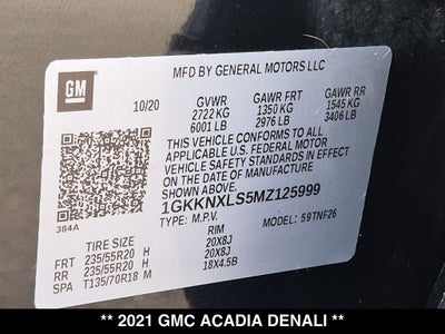 2021 GMC Acadia Denali