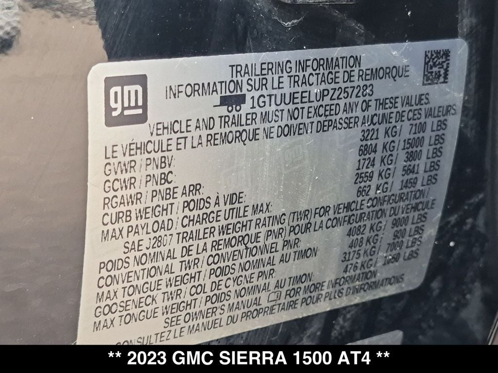 2023 GMC Sierra 1500 AT4