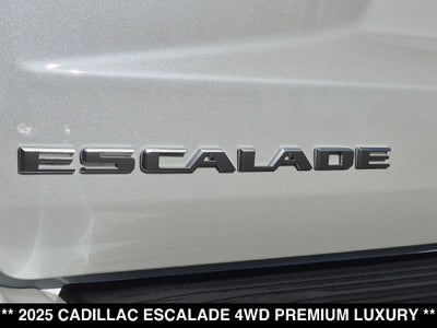 2025 Cadillac Escalade Premium Luxury