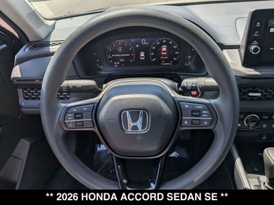 2026 Honda Accord SE