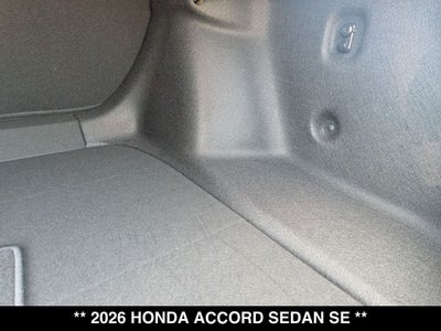2026 Honda Accord SE