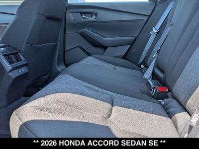 2026 Honda Accord SE