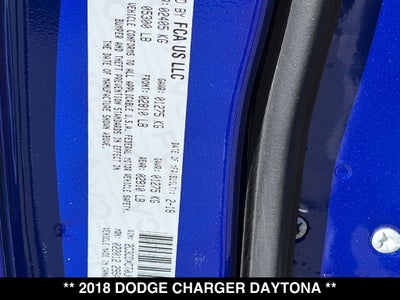 2018 Dodge Charger R/T Daytona Edition