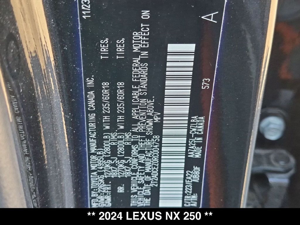 2024 Lexus NX 250 Base