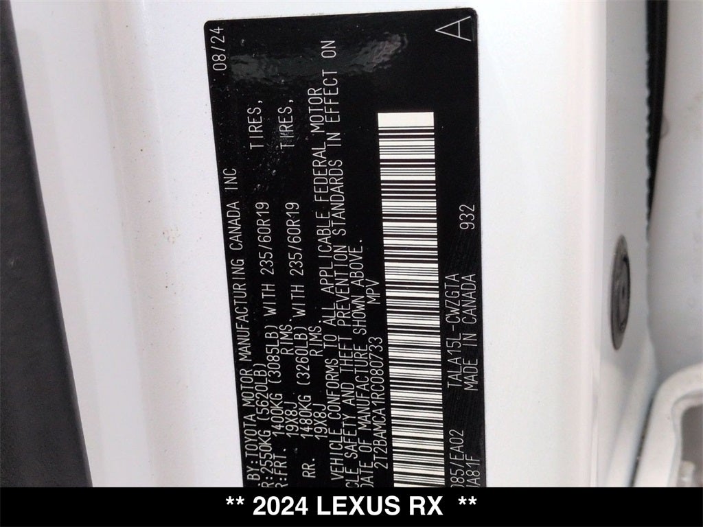 2024 Lexus RX 350 Premium
