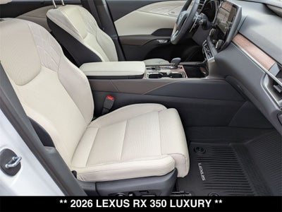 2026 Lexus RX LUXURY