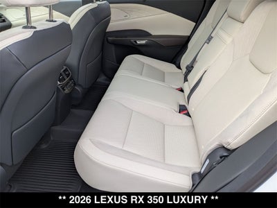 2026 Lexus RX LUXURY