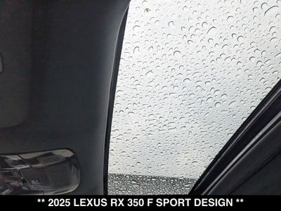 2025 Lexus RX F SPORT DESIGN