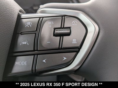 2025 Lexus RX F SPORT DESIGN