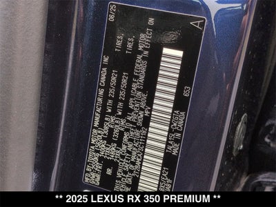 2025 Lexus RX PREMIUM