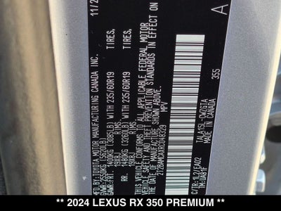 2024 Lexus RX PREMIUM