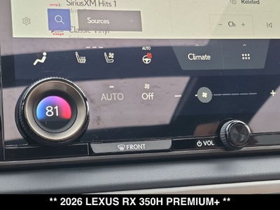 2026 Lexus RX PREMIUM PLUS
