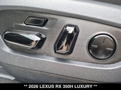 2026 Lexus RX 350h Luxury
