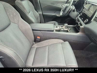 2026 Lexus RX 350h Luxury