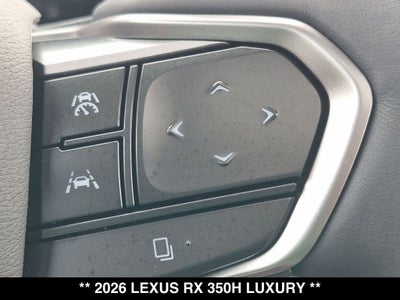2026 Lexus RX 350h Luxury