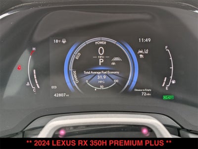 2024 Lexus RX 350h Premium Plus