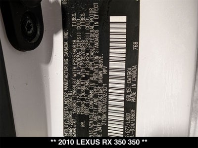 2010 Lexus RX 350