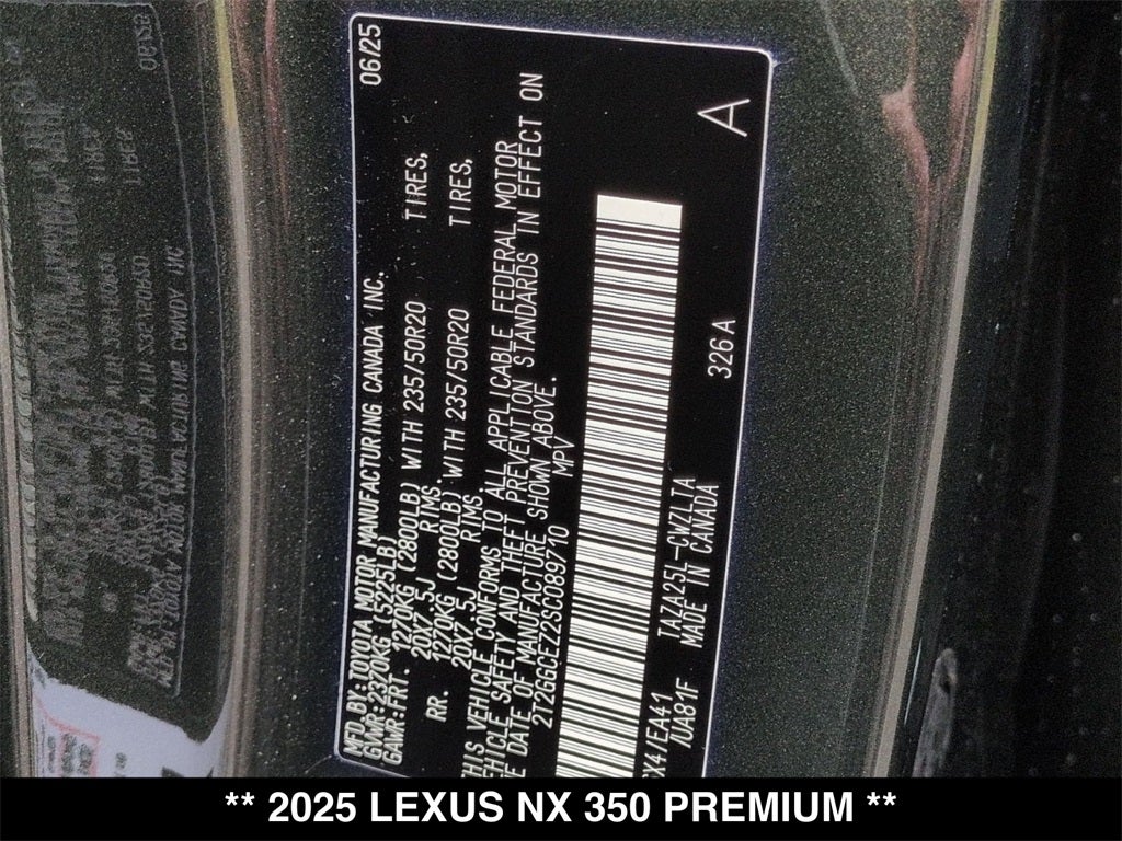 2025 Lexus NX PREMIUM