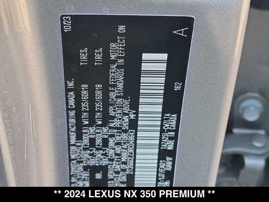 2024 Lexus NX 350 Premium