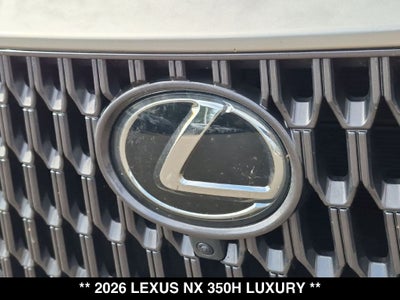 2026 Lexus NX 350h Luxury