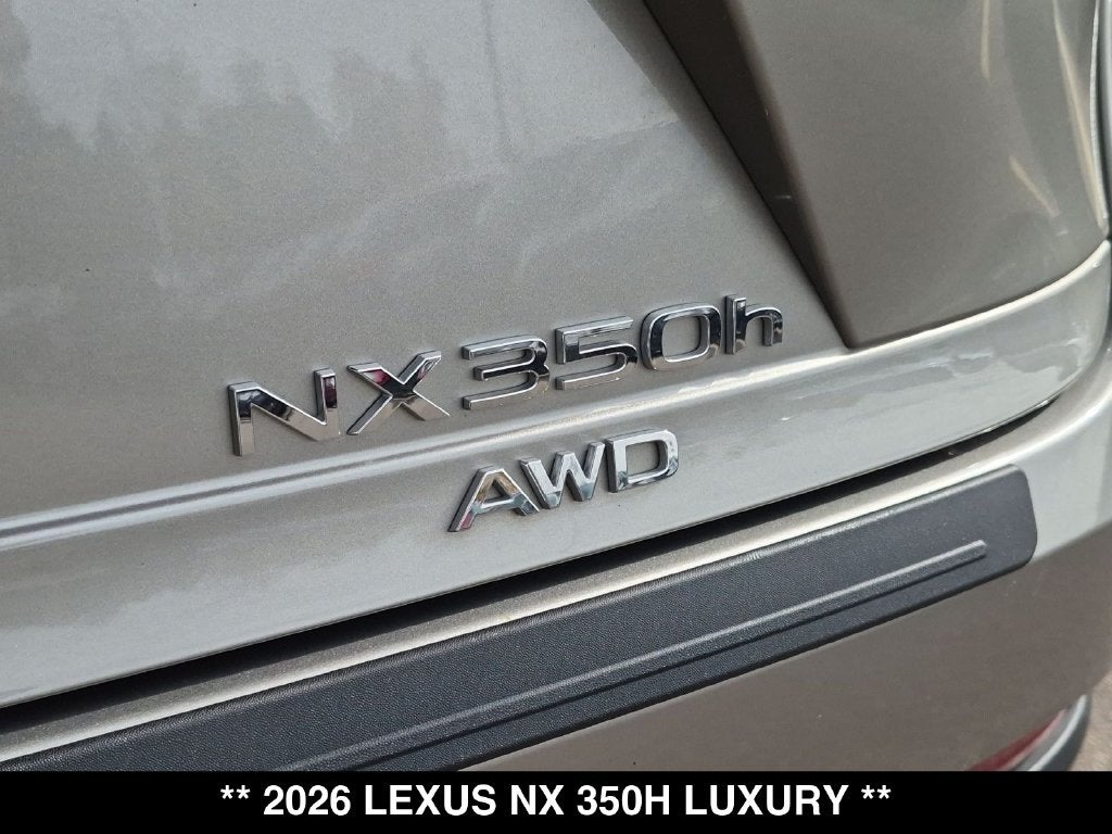 2026 Lexus NX 350h Luxury