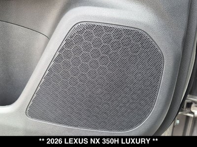 2026 Lexus NX 350h Luxury