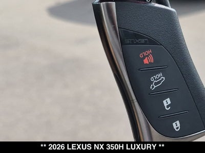 2026 Lexus NX 350h Luxury