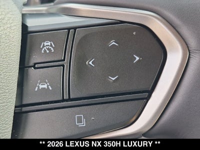 2026 Lexus NX 350h Luxury