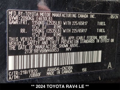 2024 Toyota RAV4 LE