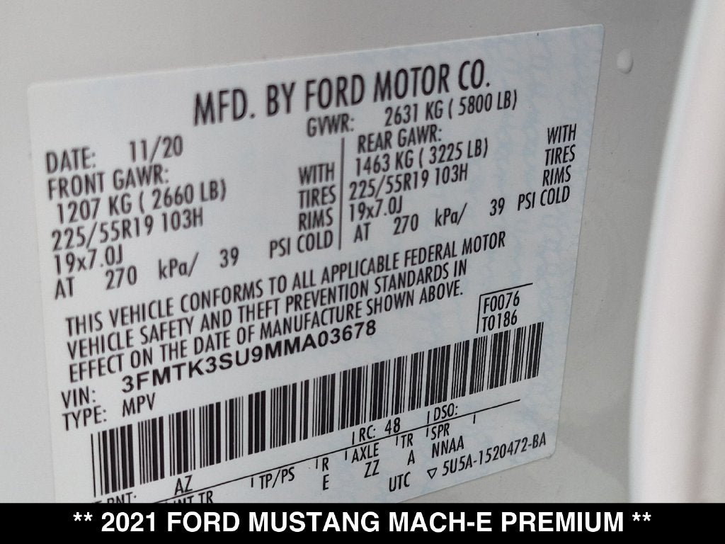 2021 Ford Mustang Mach-E Premium