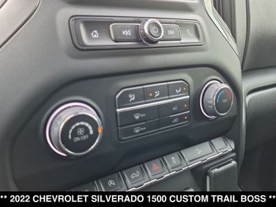 2022 Chevrolet Silverado 1500 Custom Trail Boss