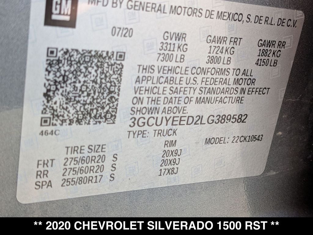 2020 Chevrolet Silverado 1500 RST