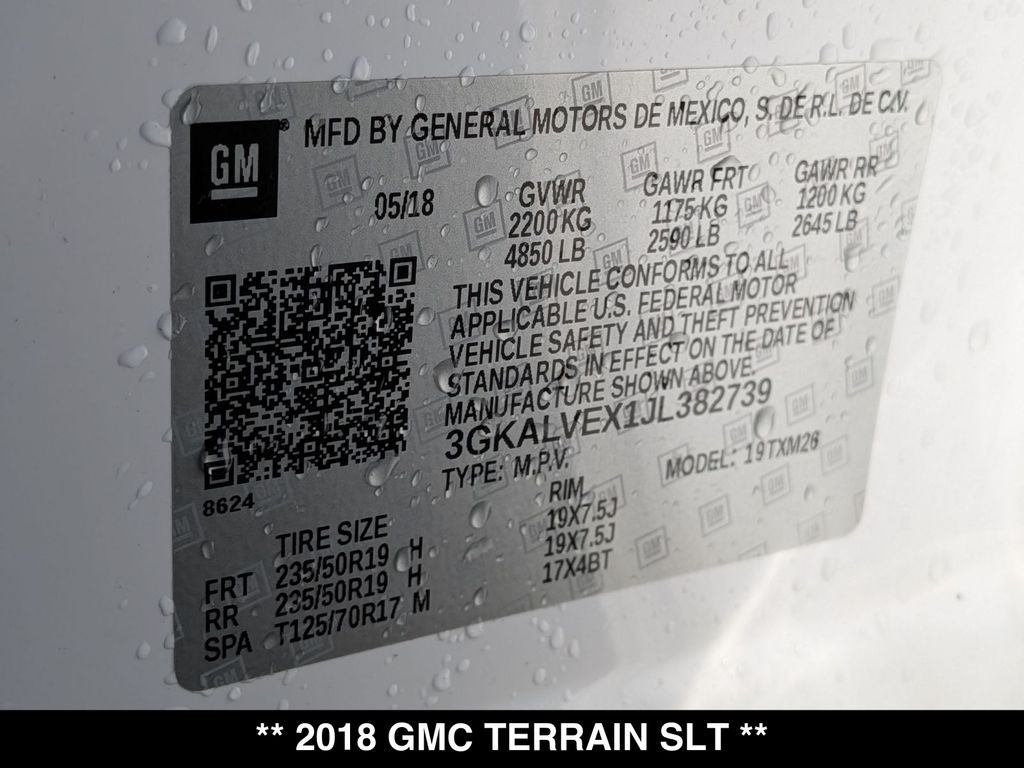 2018 GMC Terrain SLT
