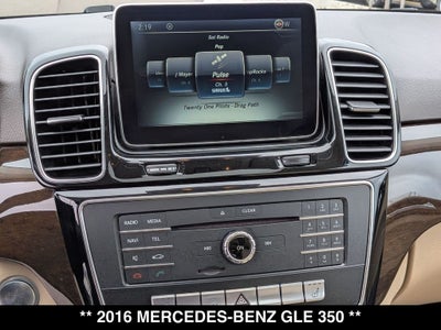 2016 Mercedes-Benz GLE GLE 350 4MATIC®