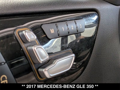 2017 Mercedes-Benz GLE GLE 350 4MATIC®