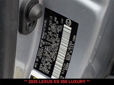 2025 Lexus ES 350 Luxury