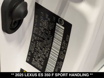 2025 Lexus ES F SPORT HANDLING