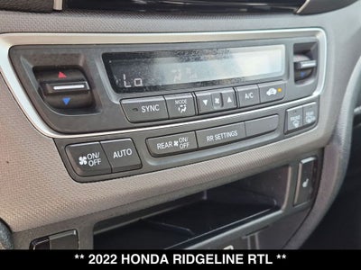 2022 Honda Ridgeline RTL