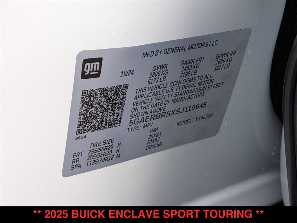 2025 Buick Enclave Sport Touring