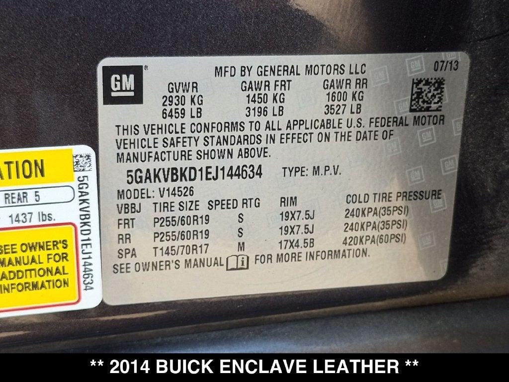 2014 Buick Enclave Leather Group